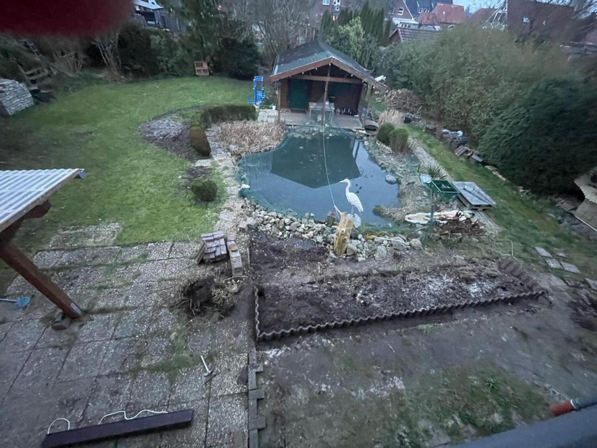 3 Zimmer Ferienwohnung In Jever Bagian luar foto
